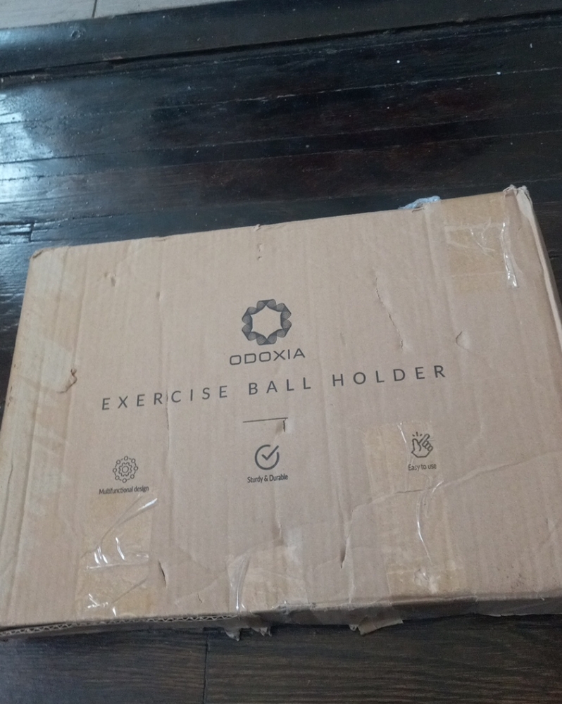 Odoxia Exercise Ball Holder Multifunctional Design Sturdy& Durable Easy To Use..